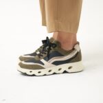Pantofi sport Tamaris kaki din piele naturala - imagine 6
