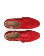 Botine din piele naturala K Bottea rosii - imagine 6