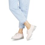 Pantofi din piele naturala Tamaris roz deschis - imagine 6