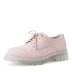 Pantofi din piele naturala Tamaris roz deschis - imagine 3
