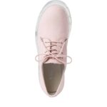Pantofi din piele naturala Tamaris roz deschis - imagine 4