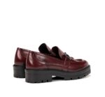 Mocasini Dorking din piele naturala grena - imagine 4