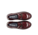 Mocasini Dorking din piele naturala grena - imagine 6