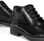 Ghete Terry din piele naturala negre - imagine 4
